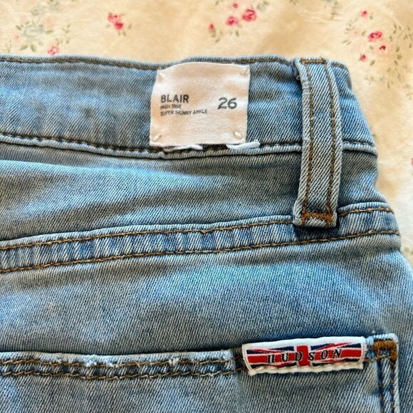 Hudson jeans style Blair high-rise super skinny ankle size 26 EUC - Picture 4 of 7